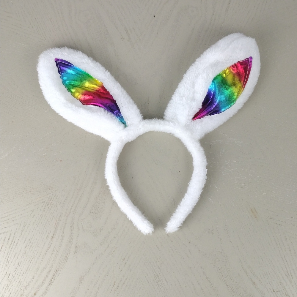Rainbow Rabbit Ears - Picture 1 of 5
